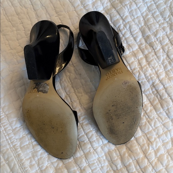 Franco Sarto Black Patent Leather Heels - Picture 4 of 4